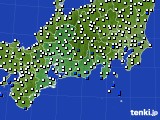 2021年08月11日の東海地方のアメダス(風向・風速)