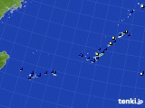 沖縄地方のアメダス実況(風向・風速)(2021年08月12日)