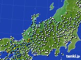 北陸地方のアメダス実況(降水量)(2021年08月13日)