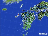 九州地方のアメダス実況(降水量)(2021年08月13日)