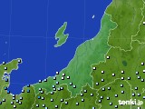 新潟県のアメダス実況(降水量)(2021年08月13日)