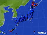 アメダス実況(日照時間)(2021年08月13日)