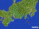 東海地方のアメダス実況(気温)(2021年08月13日)