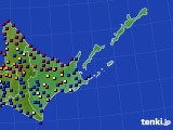 2021年08月14日の道東のアメダス(日照時間)