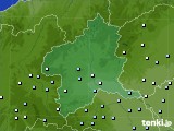 群馬県のアメダス実況(降水量)(2021年08月15日)