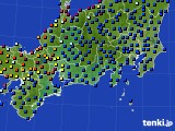 東海地方のアメダス実況(日照時間)(2021年08月15日)