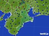 三重県のアメダス実況(日照時間)(2021年08月15日)
