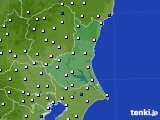 2021年08月15日の茨城県のアメダス(風向・風速)