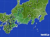 東海地方のアメダス実況(降水量)(2021年08月20日)