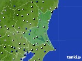2021年08月20日の茨城県のアメダス(風向・風速)