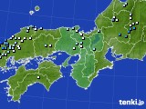 2021年08月22日の近畿地方のアメダス(降水量)