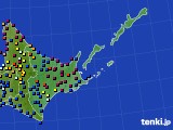 2021年08月22日の道東のアメダス(日照時間)