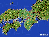 2021年08月24日の近畿地方のアメダス(気温)