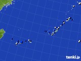 2021年08月24日の沖縄地方のアメダス(風向・風速)