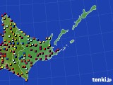 2021年08月30日の道東のアメダス(日照時間)