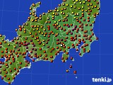 2021年08月30日の関東・甲信地方のアメダス(気温)