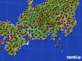東海地方のアメダス実況(気温)(2021年08月30日)