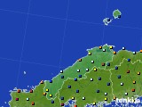 2021年08月31日の島根県のアメダス(日照時間)