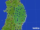 岩手県のアメダス実況(日照時間)(2021年08月31日)