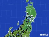 東北地方のアメダス実況(降水量)(2021年09月04日)