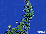 東北地方のアメダス実況(日照時間)(2021年09月04日)