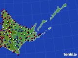 2021年09月04日の道東のアメダス(日照時間)