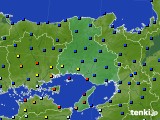 2021年09月04日の兵庫県のアメダス(日照時間)