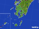 2021年09月04日の鹿児島県のアメダス(日照時間)