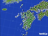 2021年09月04日の九州地方のアメダス(風向・風速)