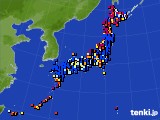 2021年09月05日のアメダス(日照時間)