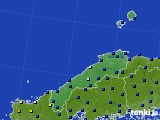 2021年09月07日の島根県のアメダス(日照時間)