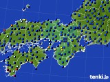 近畿地方のアメダス実況(日照時間)(2021年09月08日)