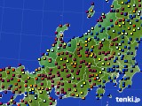 2021年09月09日の北陸地方のアメダス(日照時間)