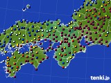 近畿地方のアメダス実況(日照時間)(2021年09月10日)