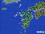 2021年09月10日の九州地方のアメダス(日照時間)