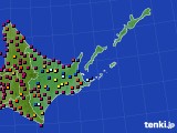 道東のアメダス実況(日照時間)(2021年09月10日)