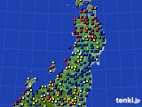 2021年09月11日の東北地方のアメダス(日照時間)