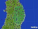 岩手県のアメダス実況(日照時間)(2021年09月11日)