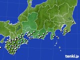 東海地方のアメダス実況(降水量)(2021年09月12日)