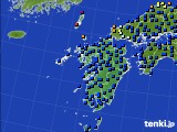 2021年09月12日の九州地方のアメダス(日照時間)