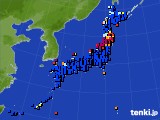 2021年09月12日のアメダス(日照時間)