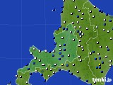 道央のアメダス実況(風向・風速)(2021年09月13日)