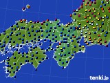 近畿地方のアメダス実況(日照時間)(2021年09月16日)