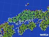 2021年09月16日の中国地方のアメダス(日照時間)
