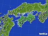 四国地方のアメダス実況(降水量)(2021年09月17日)