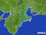 三重県のアメダス実況(降水量)(2021年09月17日)