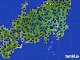 関東・甲信地方のアメダス実況(日照時間)(2021年09月17日)