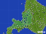 道央のアメダス実況(風向・風速)(2021年09月17日)