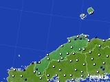 島根県のアメダス実況(風向・風速)(2021年09月17日)