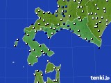 道南のアメダス実況(風向・風速)(2021年09月17日)